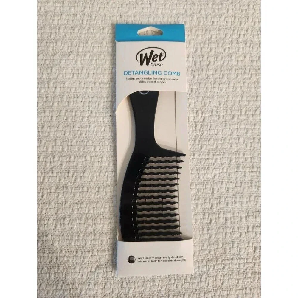 NEW Wet Brush Professional Detangling Comb - Black - Original Packaging